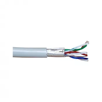 InLine Καλώδιο Patch F/UTP Cat.5e AWG26 CCA PVC γκρι 100m