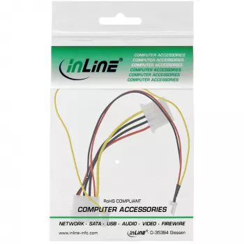 InLine Καλώδιο προσαρμογέα ανεμιστήρα 12V / 7V με σήμα ταχύτητας InLine 33007T