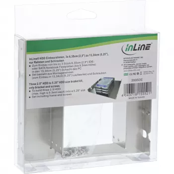 InLine Σετ βάσεων 3x 2,5 ιντσών HDD σε 5,25 ιντσών HDD βάσεις και βίδες