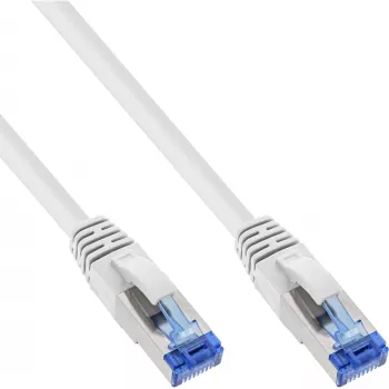 InLine Patch καλώδιο S/FTP PiMF Cat.6A χωρίς αλογόνα 500 MHz λευκό 15 m