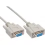 InLine Καλώδιο null modem DB9 υποδοχή θηλυκή / υποδοχή θηλυκή, χυτό, 5m