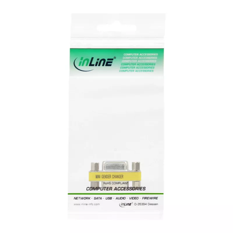InLine Adapter DB15 HD VGA S-VGA θηλυκό σε θηλυκό 37724