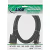 InLine Καλώδιο DVI-D, Premium, 24+1 αρσενικό/αρσενικό, Dual Link, επιχρυσωμένο, 3m