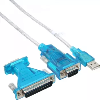 InLine Καλώδιο προσαρμογέα USB σε σειριακό USB Type-A αρσενικό / DB9 αρσενικό 1,8 m