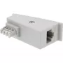 InLine Προσαρμογέας TAE-F DSL, TAE-F αρσενικό / RJ45 θηλυκό, 8P2C για Fritzbox, γκρι