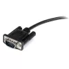 StarTech.com 2m Μαύρο καλώδιο σειριακό DB9 RS232 pass-through - αρσενικό/θηλυκό