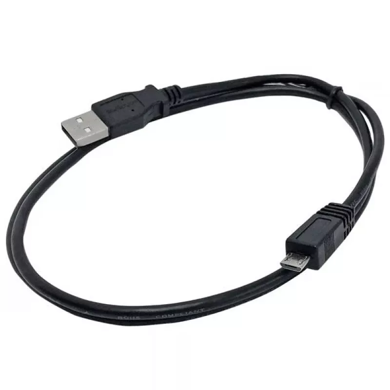 StarTech.com 1m Καλώδιο Micro-USB - A σε Micro B, 1 m, USB A, Micro-USB B, USB 2.0, αρσενικό/αρσενικό, Μαύρο