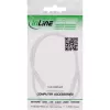 InLine Καλώδιο επέκτασης DC, DC αρσενικό/θηλυκό 3,5x1,35mm, AWG 18, λευκό 2m