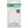 InLine Καλώδιο επέκτασης DC, DC αρσενικό/θηλυκό 5,5x2,5mm, AWG 18, λευκό 2m