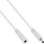 InLine Καλώδιο επέκτασης DC, DC αρσενικό/θηλυκό 3,5x1,35mm, AWG 18, λευκό 5m