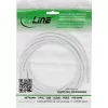 InLine Καλώδιο επέκτασης DC, DC αρσενικό/θηλυκό 3,5x1,35mm, AWG 18, λευκό 3m
