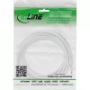 InLine καλώδιο επέκτασης DC, βύσμα/υποδοχή DC 5,5x2,1mm, AWG 18, λευκό 5m