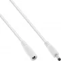 InLine καλώδιο επέκτασης DC, βύσμα/υποδοχή DC 4,0x1,7mm, AWG 18, λευκό 1m