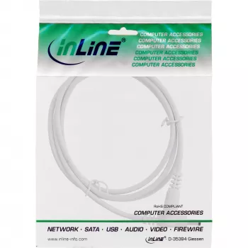 InLine καλώδιο επέκτασης DC, βύσμα/υποδοχή DC 4,0x1,7mm, AWG 18, λευκό 1m