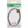 InLine καλώδιο επέκτασης DC, βύσμα/υποδοχή DC 5,5x2,5mm, AWG 18, μαύρο 2m
