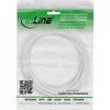 InLine καλώδιο επέκτασης DC, βύσμα/υποδοχή DC 5,5x2,5mm, AWG 18, λευκό 5m