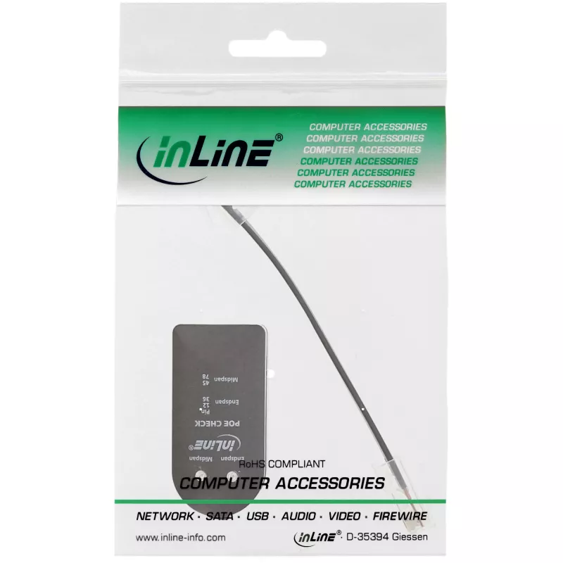 InLine tester PoE / PoE+ 79999I