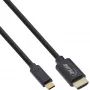 InLine καλώδιο οθόνης USB, βύσμα USB-C σε βύσμα HDMI, 5 m, 5 m, USB Type-C, HDMI, αρσενικό, αρσενικό, ευθύ