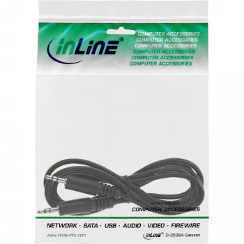 InLine καλώδιο ήχου 3,5 mm στερεοφωνικό αρσενικό / αρσενικό 2 m