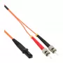 InLine Καλώδιο οπτικών ινών duplex MTRJ/ST 50/125µm OM2 2m