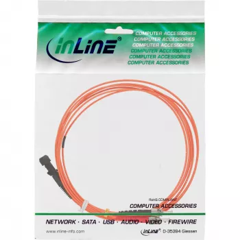 InLine Καλώδιο οπτικών ινών duplex MTRJ/ST 50/125µm OM2 2m