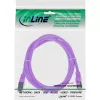 InLine Καλώδιο δικτύου SF/UTP Cat.5e μωβ 3m
