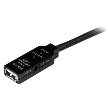 StarTech.com 5m ενεργό καλώδιο επέκτασης USB 2.0 - M/F, 5 m, USB A, USB A, USB 2.0, βύσμα αρσενικό/υποδοχή θηλυκή, μαύρο