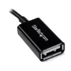 StarTech.com UUSBOTG προσαρμογέας host Micro USB σε USB OTG, Micro-USB B αρσενικό σε USB A θηλυκό, USB 2.0, 12,7 cm, μαύρο