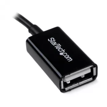 StarTech.com 5in προσαρμογέας Micro USB σε USB OTG Host M/F, 0,127 m, Micro-USB B, USB A, USB 2.0, 0,48 Gbit/s, μαύρο