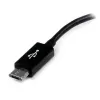 StarTech.com UUSBOTG προσαρμογέας host Micro USB σε USB OTG, Micro-USB B αρσενικό σε USB A θηλυκό, USB 2.0, 12,7 cm, μαύρο
