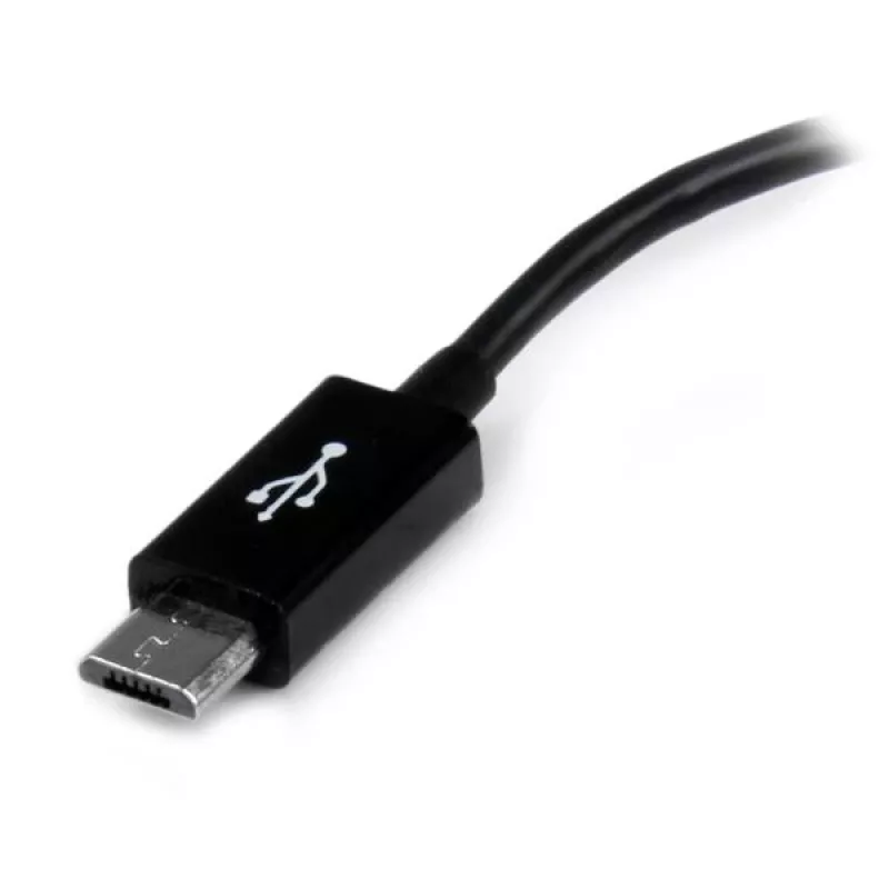 StarTech.com UUSBOTG προσαρμογέας host Micro USB σε USB OTG, Micro-USB B αρσενικό σε USB A θηλυκό, USB 2.0, 12,7 cm, μαύρο