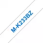 Μελανοταινία ετικετών Brother MK233 12 mm μπλε/λευκό