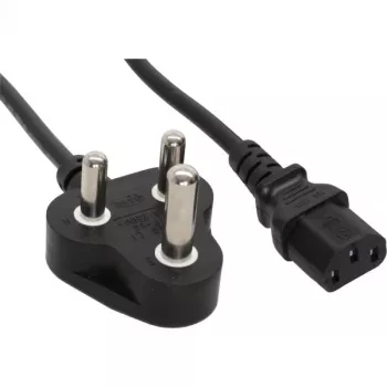 InLine Καλώδιο ρεύματος Type D Νότιας Αφρικής 5A / βύσμα IEC 1,8 m
