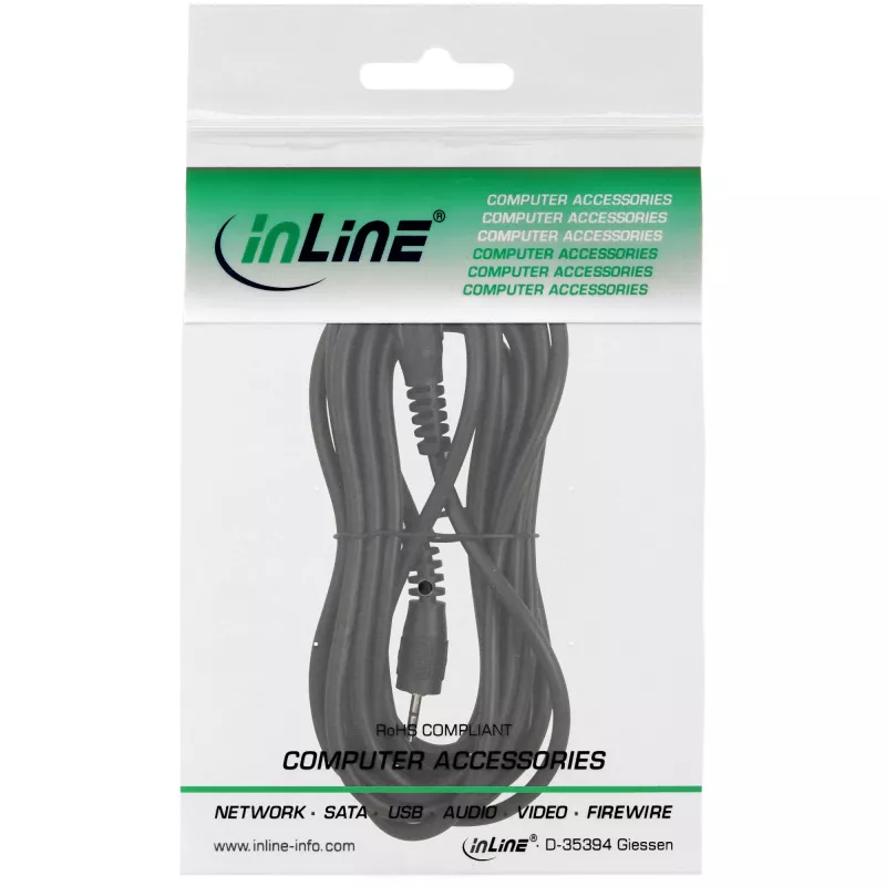 InLine Καλώδιο ήχου 2,5 mm στερεοφωνικό βύσμα/βύσμα 0,5 m
