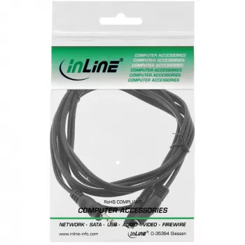 Καλώδιο Y βύσμα jack 3,5 mm σε 2x υποδοχή jack 3,5 mm στερεοφωνικό 5 m InLine 99300D