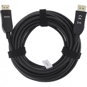 InLine Καλώδιο DisplayPort 1.4 AOC, 8K4K, μαύρο, 25 m
