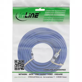 InLine Premium Καλώδιο ήχου βύσμα jack 3,5 mm / βύσμα 15 m