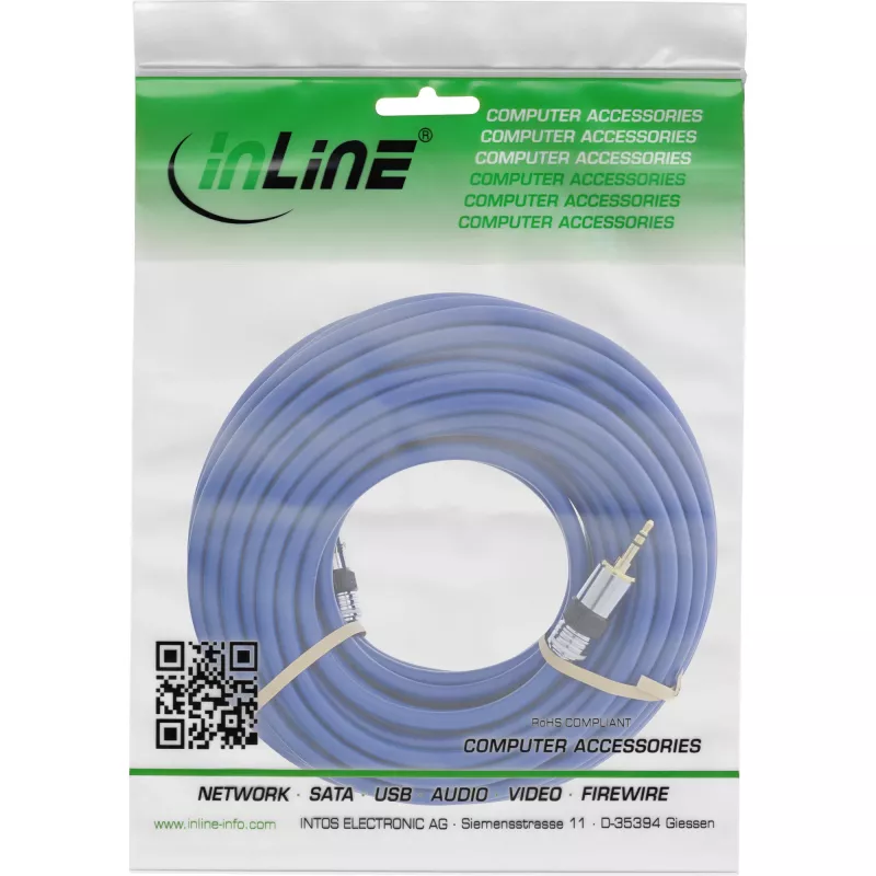 InLine Premium Καλώδιο ήχου βύσμα jack 3,5 mm / βύσμα 15 m