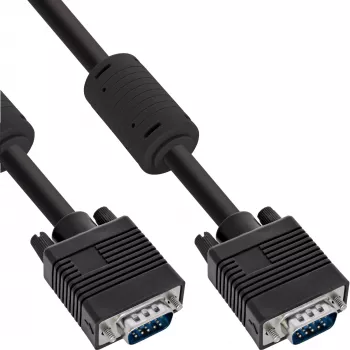 Καλώδιο S-VGA 15HD βύσμα/βύσμα μαύρο 0,3m InLine 17803B