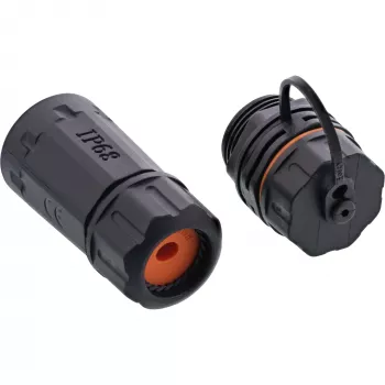 InLine ζεύκτης Cat.6A, αδιάβροχος IP68, 2x RJ45 F/F, 1:1