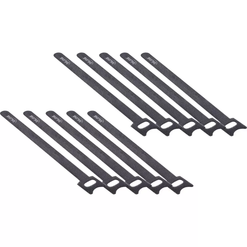 InLine δεματικά καλωδίων με ταινία Velcro 180x12mm 10 τεμ. μαύρο