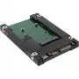 InLine προσαρμογέας δίσκου 2,5 ίντσες SATA σε mSATA SSD 76620B Μαύρο
