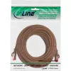 Καλώδιο patch InLine S/FTP PiMF Cat.6 250MHz PVC χαλκός καφέ 7,5m