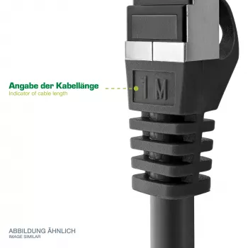 Καλώδιο patch InLine S/FTP PiMF Cat.6 250MHz PVC χαλκός καφέ 0,3m