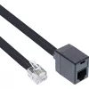 Modular καλώδιο InLine RJ12 6P6C αρσενικό/θηλυκό 2m