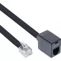 Modular καλώδιο InLine RJ12 6P6C αρσενικό/θηλυκό 2m