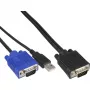 Σετ καλωδίων KVM InLine USB για διακόπτη KVM 19 inch μήκος 1,8 m