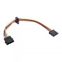 Εσωτερικό καλώδιο τροφοδοσίας InLine 1x 4πολ Molex / 2x SATA τροφοδοσίας 0,30 m