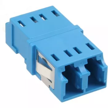 Προσαρμογέας οπτικών ινών Duplex LC/LC SM κεραμικός δακτύλιος μπλε InLine 89989D