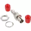 Σύνδεσμος οπτικών ινών InLine Simplex ST/ST Multimode μεταλλικός δακτύλιος 89990B